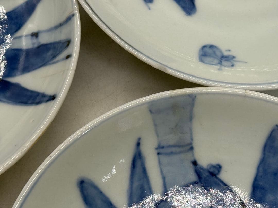 中国 清時代 染付 竹紋小皿5点 成化年製 新渡 送料込み251101 - メルカリ