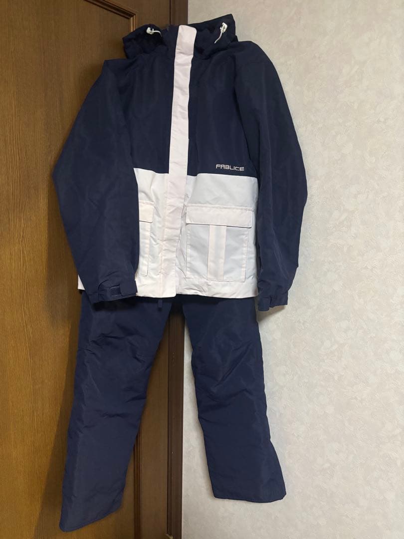 FABLICE Lサイズ スキー スノー スノボ ウェア セットアップ 上下 ファブリス メンズ スキー ウェア上下セット ユニ スノーウェア上下
