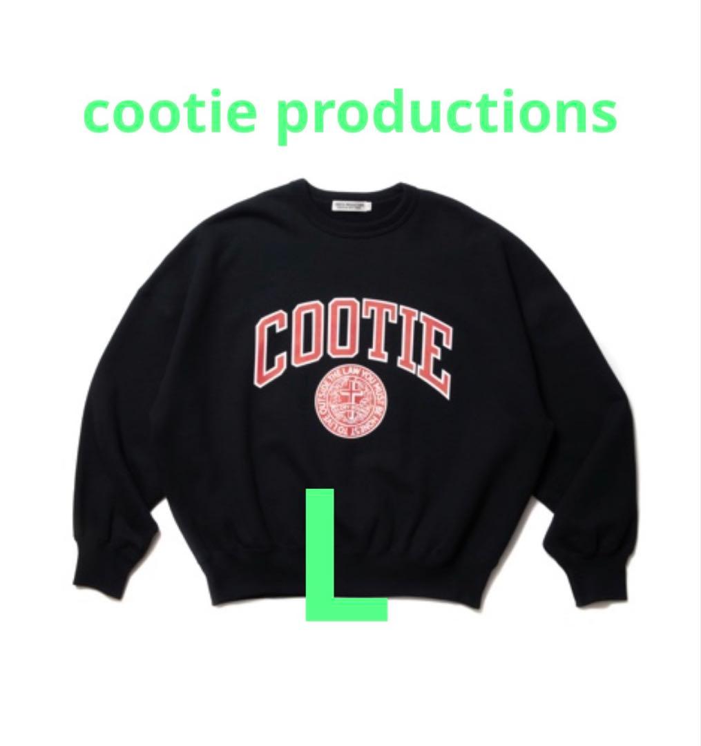 COOTIE ブラック スウェット L カレッジロゴ クーティ細美武士 - メルカリ