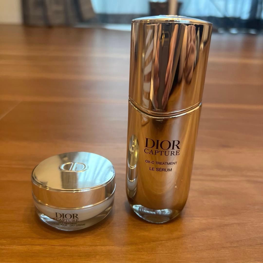 【美品】DIOR カプチュールセラム＆DIORカプチュールクレームセット ディオール（Dior） ディオール カプチュール クレーム 通販