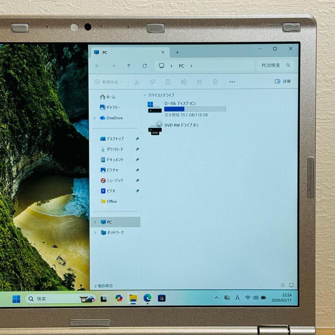 新品 SSD レッツノート Windows11 DVD オフィス付き P-147 - メルカリ