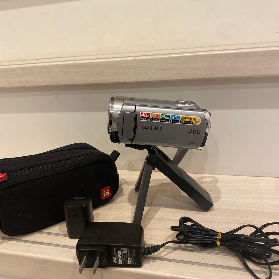動作品】JVC Everio GZ-E220-S フルHD ビデオカメラ - メルカリ