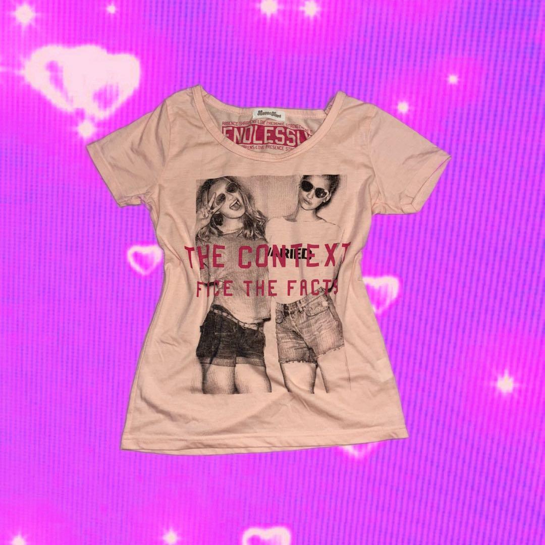 y2k チビT フェアリーグランジ アーカイブ 平成ギャル Tシャツ パンク