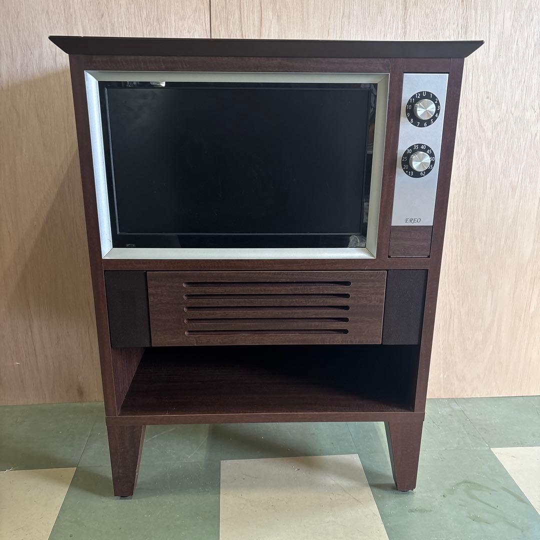 レトロモダン家具調TV EREO NFKT19-001 昭和　テレビ　19インチ レトロモダン家具調TV EREO NFKT19-001 昭和 テレビ 19インチ - メルカリ