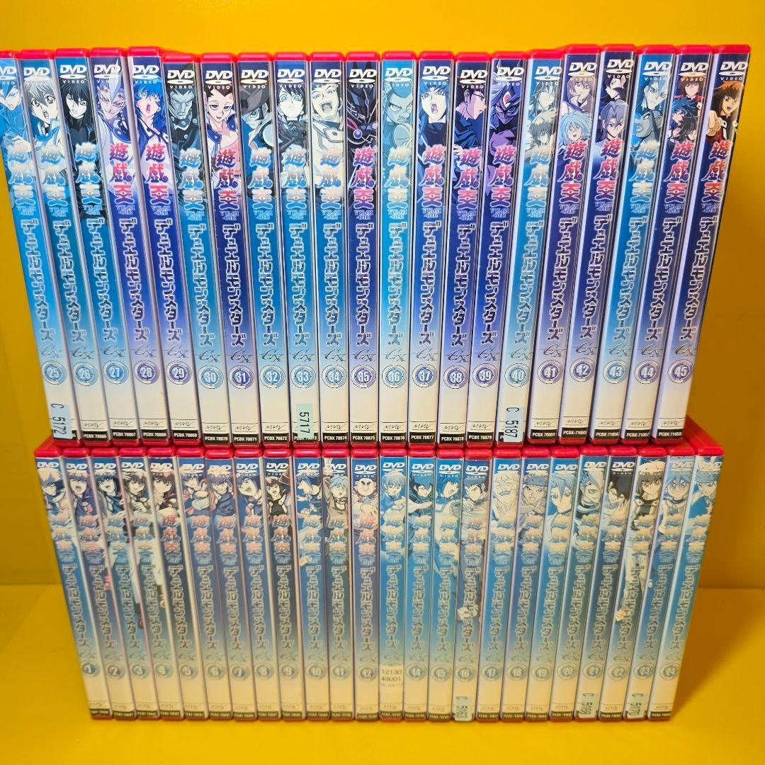 新品ケース交換済　遊戯王 デュエルモンスターズ GX　DVD全45巻 遊戯王 デュエルモンスターズGX 全45巻セット/DVD 中古 レンタル落ち