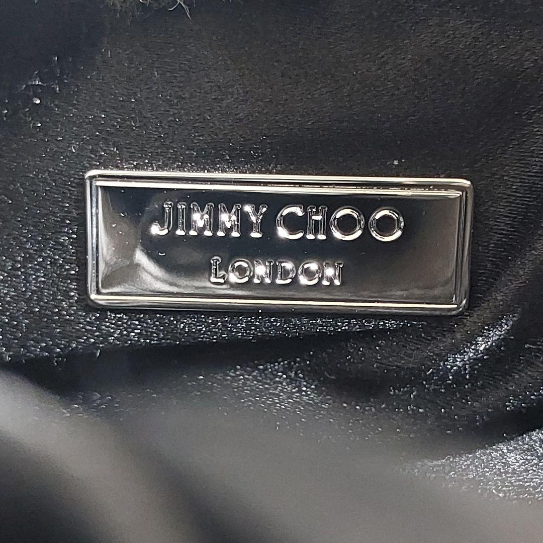 ジミーチュウ Bonny ツイストハンドル チェーンショルダーバッグ