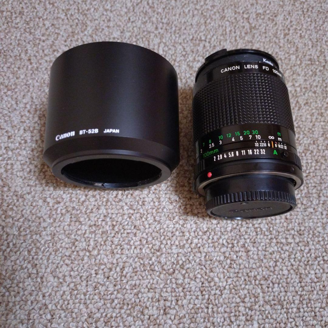 キャノン NewFD100mm F2 FDマウント JJC ♪ KIWIFOTOS製 キャノン FD / New-FD レンズ → ソニー NEX