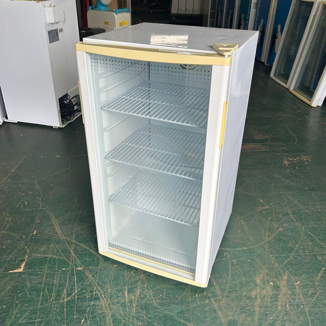 154業務用 冷蔵ショーケース オフィスコンビニ XW-105 左右開き 小型 157業務用 冷蔵ショーケース オフィスコンビニ XW-105 左右開き 小型