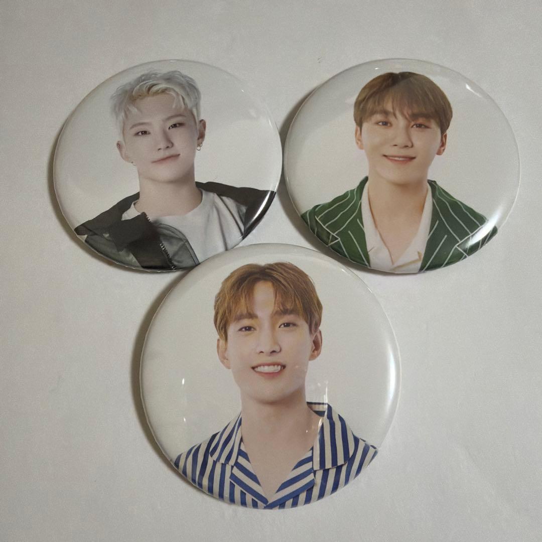 SEVENTEEN 缶バッジ ホシ、ドギョム、スングァン - メルカリ