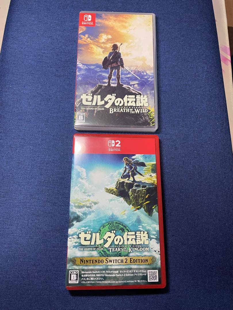 Switchソフト ゼルダの伝説　2本 楽天市場】【新品】Switch2ゲームソフト ゼルダの伝説 ブレス オブ ザ