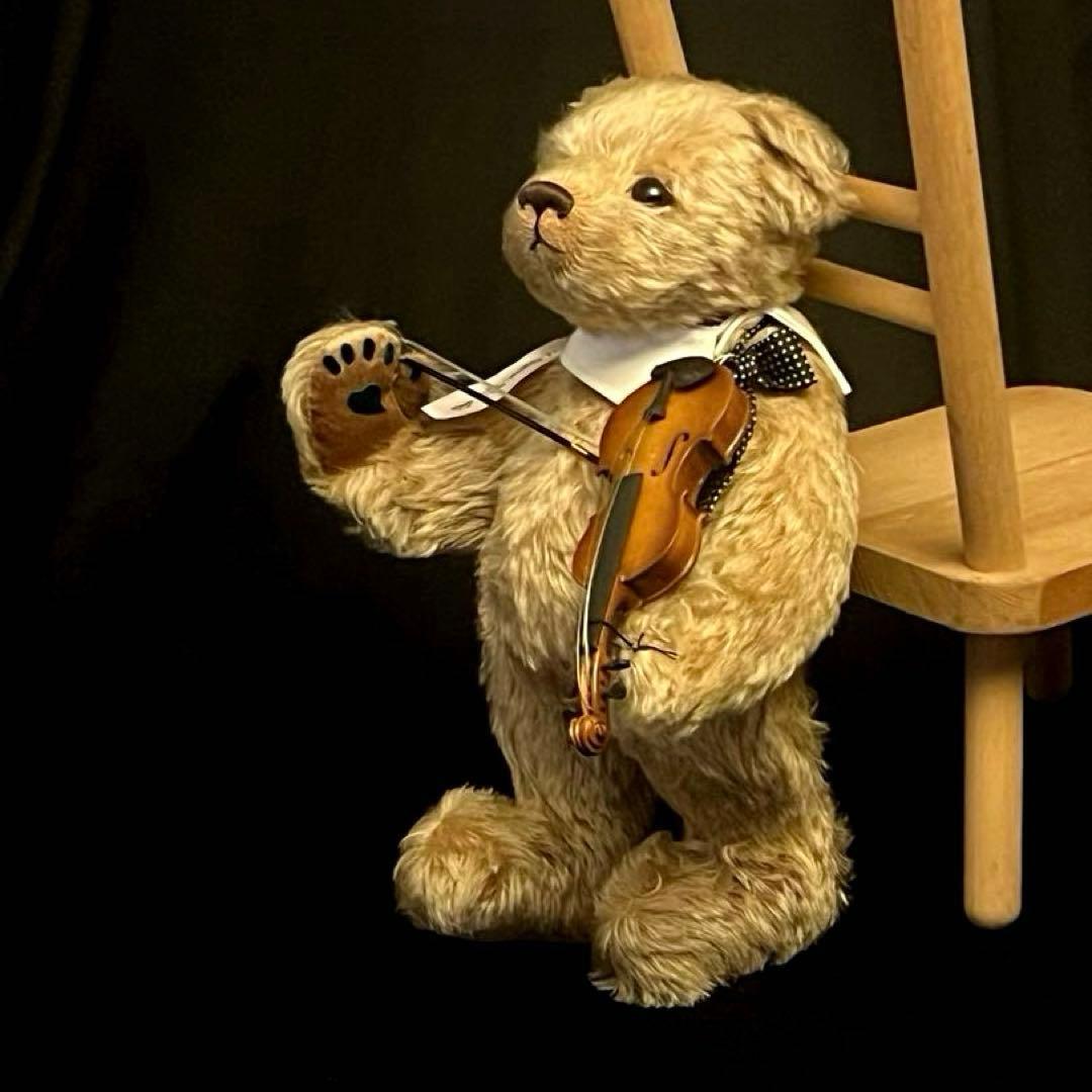 テディベア　ぬいぐるみ　作家　日本　コンテスト受賞作　置物 テディベア ぬいぐるみ 作家 日本 コンテスト受賞作 置物 - メルカリ