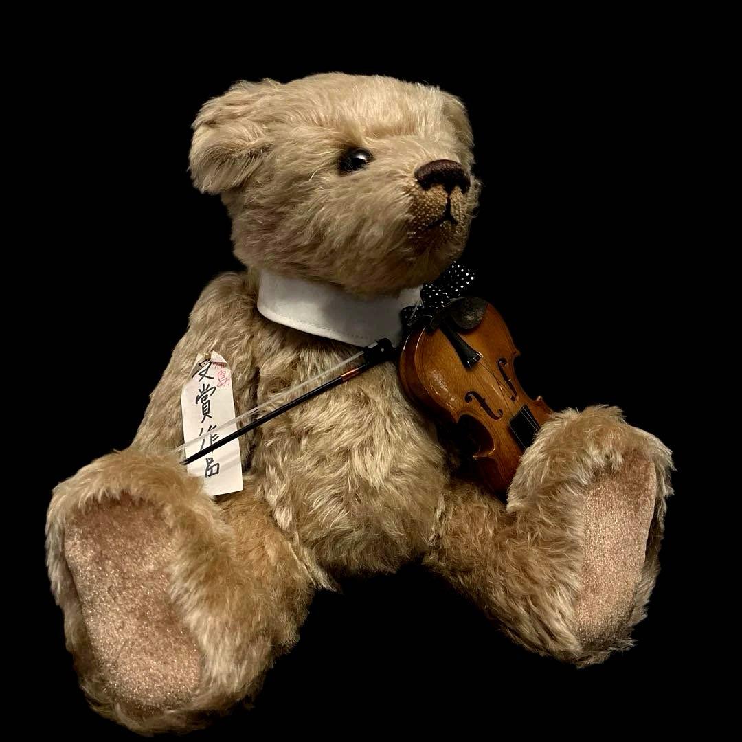 テディベア ぬいぐるみ 作家 日本 コンテスト受賞作 置物 - メルカリ