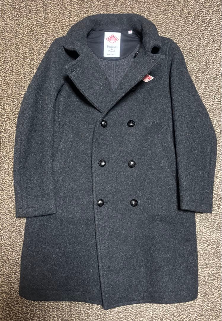 ダントン ウールダブルコート チャコール - メルカリ
