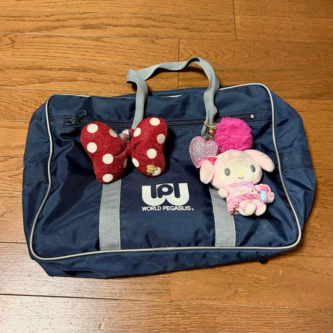 旧WORLD PEGASUS スクバ ネイビー ワールドペガサス ワッペ 紺 - メルカリ