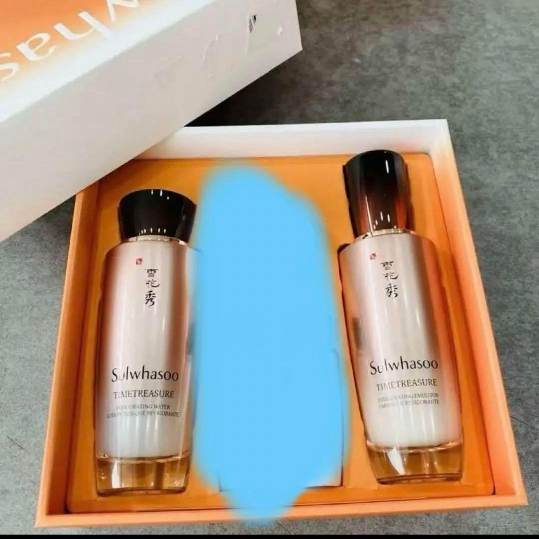 24時間限定お値下げ。ソルファス※雪花秀※珍雪化粧水と乳液セット 雪花秀/ソルファス] 珍雪(ジンソル) 2種 セット / プレゼント用