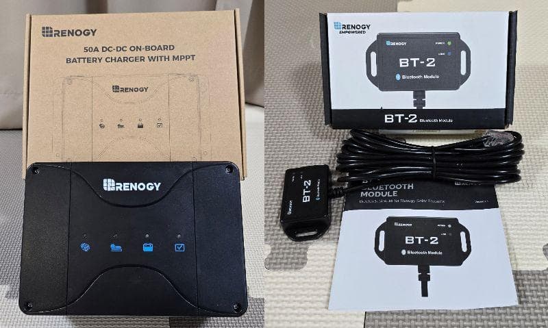 最新版 RENOGY レノジー走行充電器 G6 12V50A BT2モジュール RENOGY（レノジー） RENOGY 12V 50A 走行充電器 MPPTチャージャー内蔵