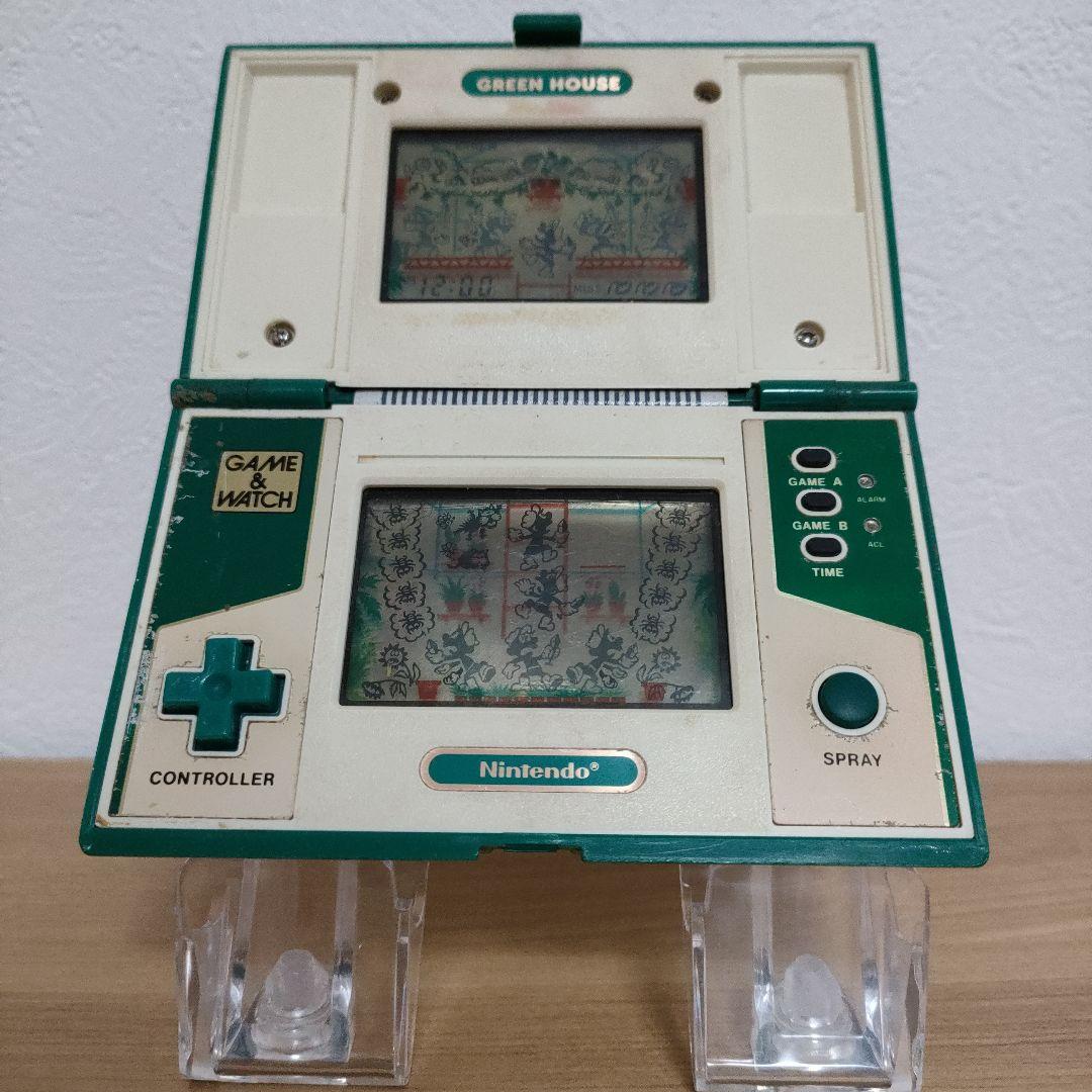 ゲーム＆ウォッチグリーンハウスニンテンドー任天堂Nintendoメンテナンス済み 任天堂 ゲームウォッチ グリーンハウス | レトロゲーム・PCエンジン