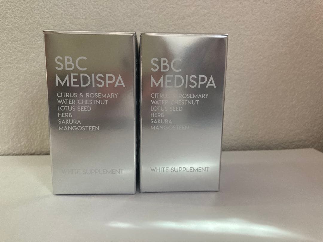 SBC MEDISPA ホワイトサプリメント 30粒×2箱セット 飲む日焼け止め SBC MEDISPA ホワイトサプリメント(飲む日焼け対策・透明感)｜内服