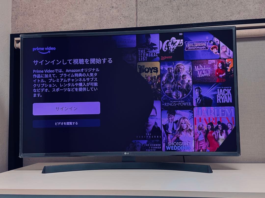 LG 43V型 4Kテレビ 43UK6500EJD マジックリモコン付き