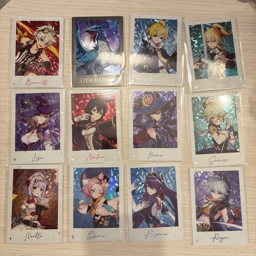 原神 中国 fes 2026 箔押し チェキ ポラロイド カード バラ売り - メルカリ