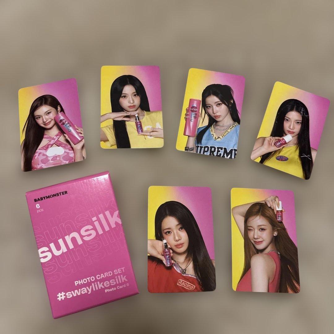 Babymonster × Sunsilk ベビモン トレカ6枚セット - メルカリ