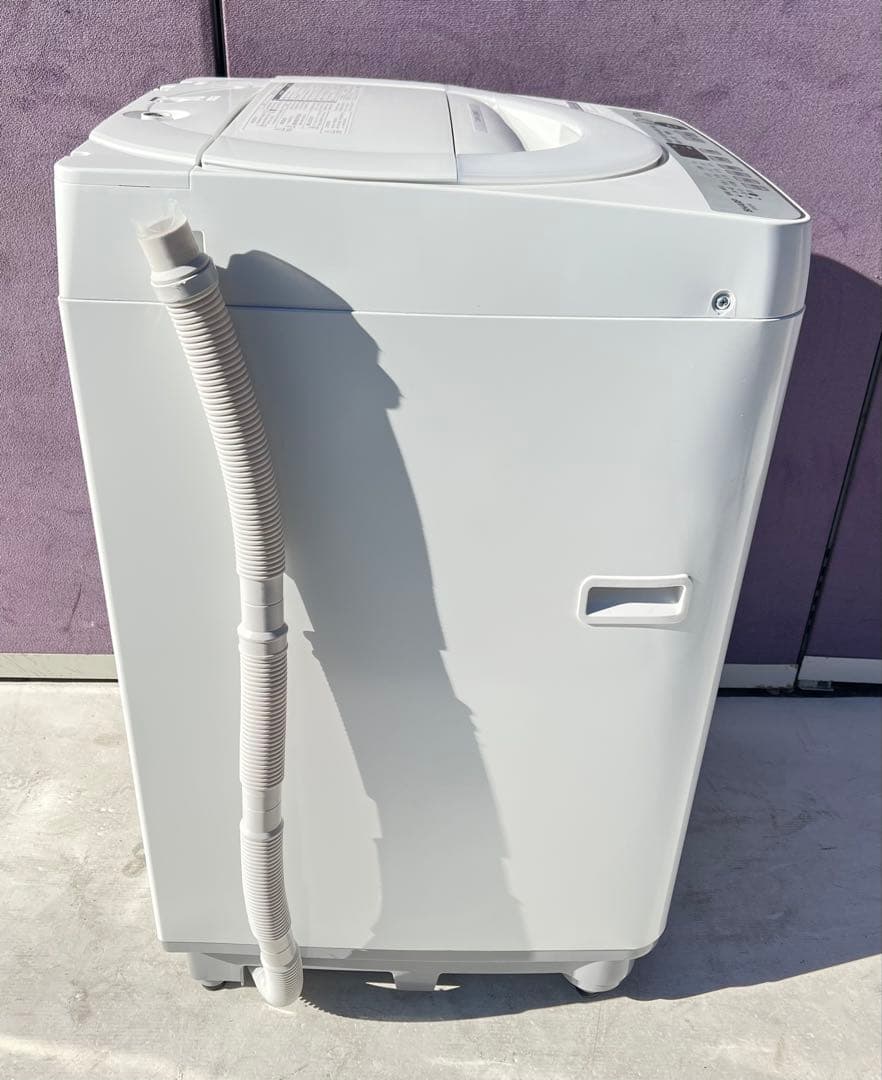 SHARP 縦型洗濯機 7.0kg ホワイトES-GE7G-W 2022年