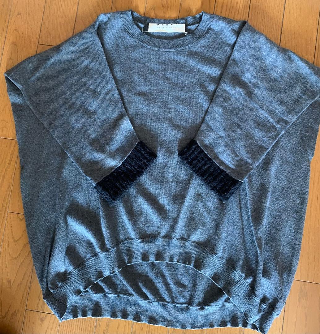 Marni グレー 五分袖ニット - メルカリ
