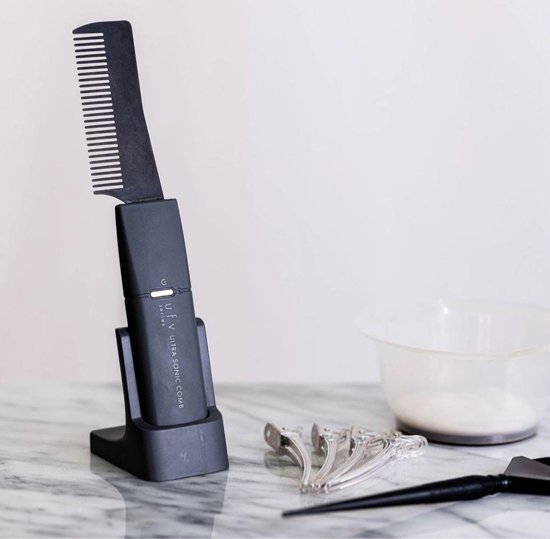 ［新品][未使用] 29480→12000 ufvウルトラソニックコーム ufv ウルトラソニックコーム 超音波 超微振動 ワイヤレス使用可能 完全