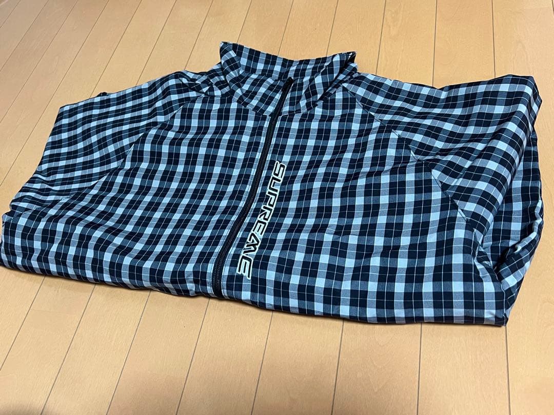 Y*s様 Supreme Plaid Track Jacket \"Black\"