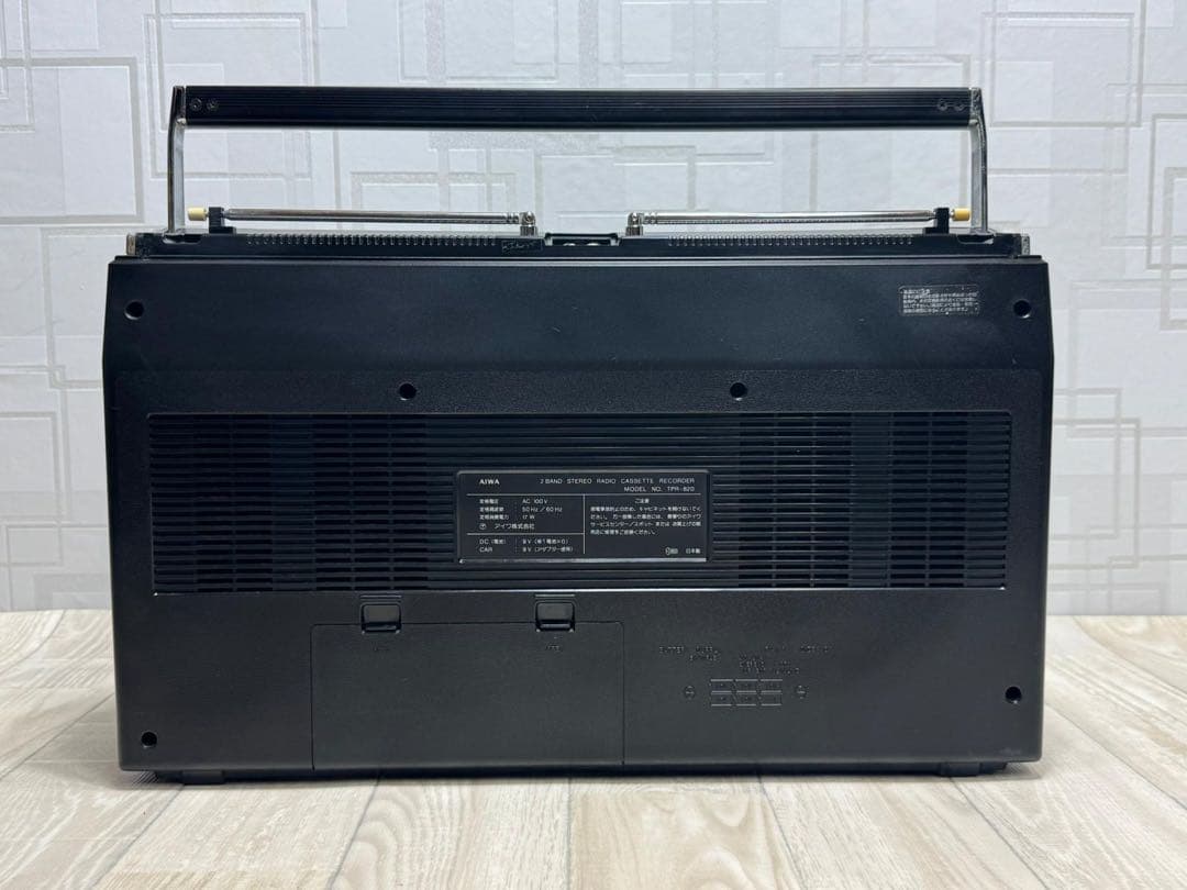 動作品 AIWA アイワ ラジカセ TPR-820 ラジオ 希少昭和レトロ - メルカリ
