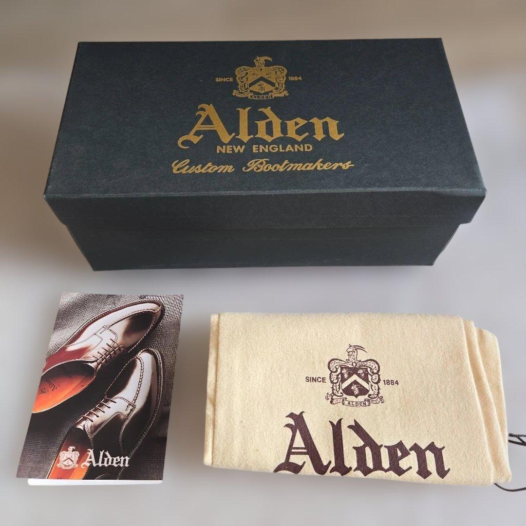 Alden コードバンワンピーススリッポン us7.5 付属品完備 - メルカリ