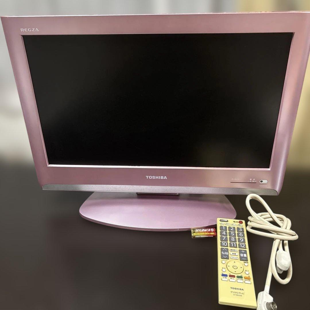 TOSHIBA REGZA 19A8000 ピンク テレビ - メルカリ