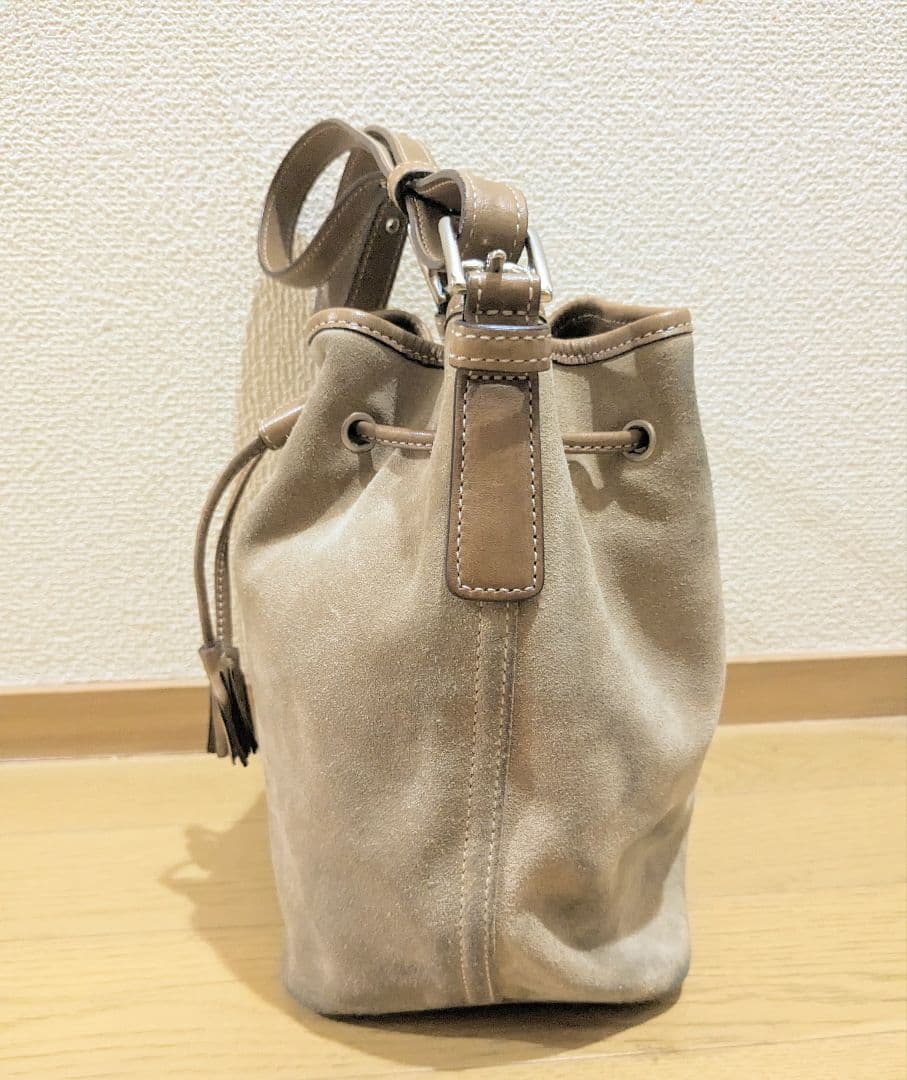 オールドコーチ 7561 OLD COACH スエード ベロア 巾着 肩掛け - メルカリ