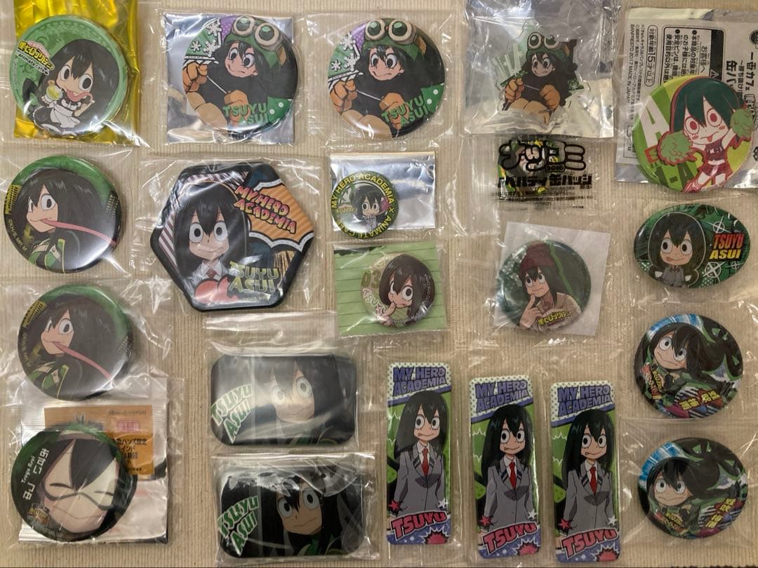 ヒロアカ 蛙吹梅雨 缶バッジ まとめ売り セット売り ② - メルカリ