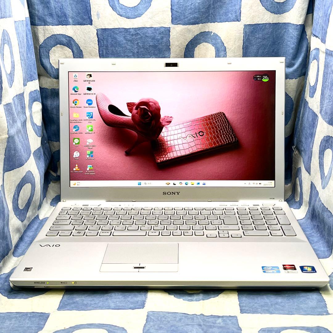 人気VAIO♡快適SSD☆i5☆美しいシルバーPC♪カメラ！Windows11 - メルカリ