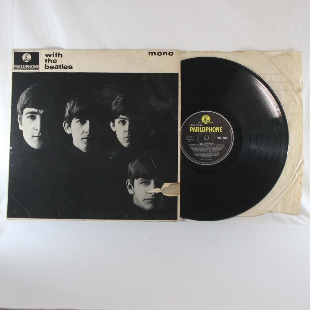 英LP With The Beatles UK盤 Mono 1stプレス KT Amazon.com: With The Beatles [Mono LP]: CDs & Vinyl