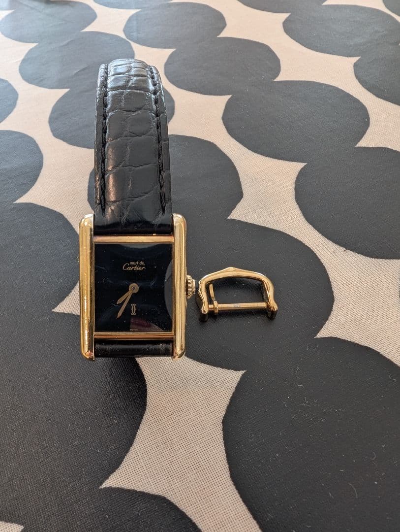 カルティエ 尾錠 14mm YG タンクなど
