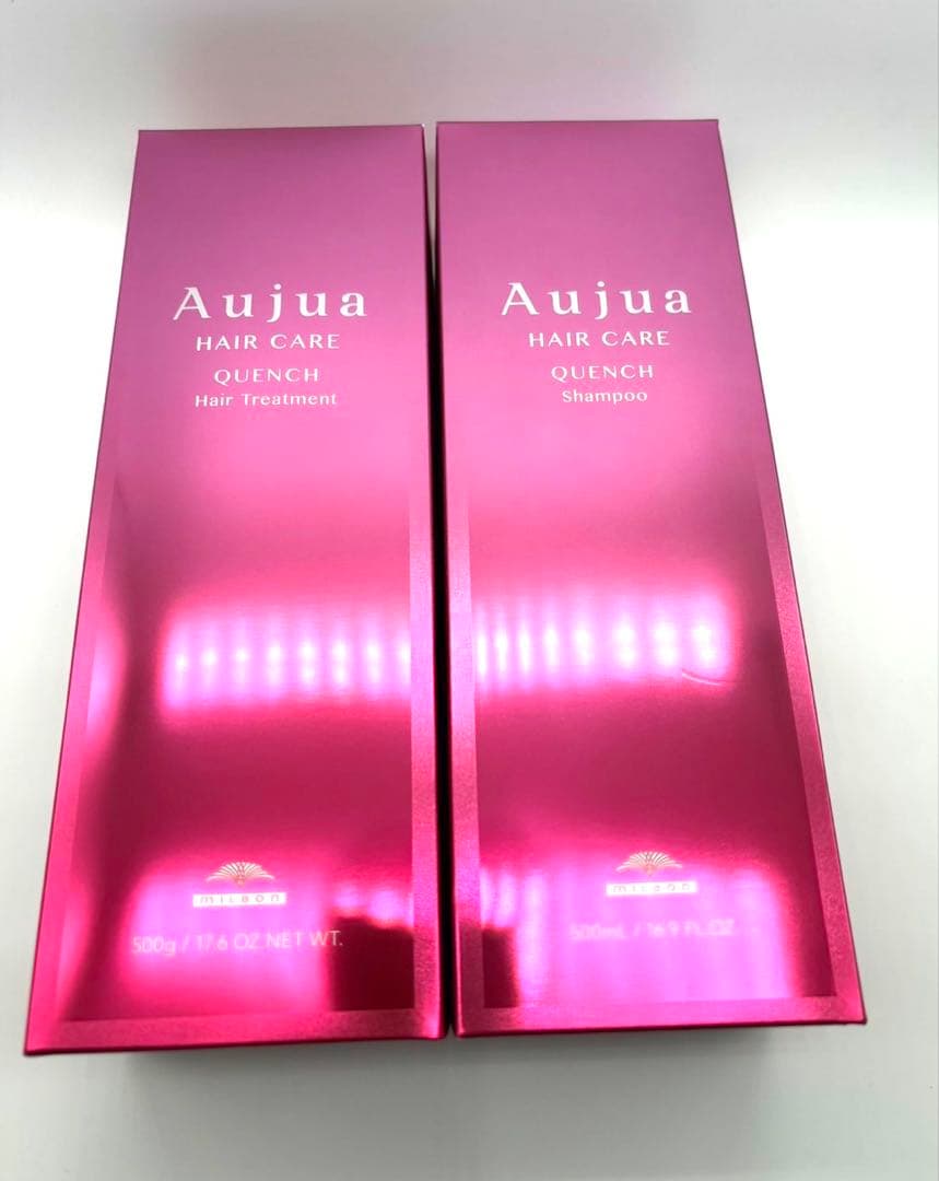 ♡Aujua クエンチ シャンプー トリートメント500セット♡ Aujua ミルボン オージュア QU クエンチ シャンプー モイストv 500mL