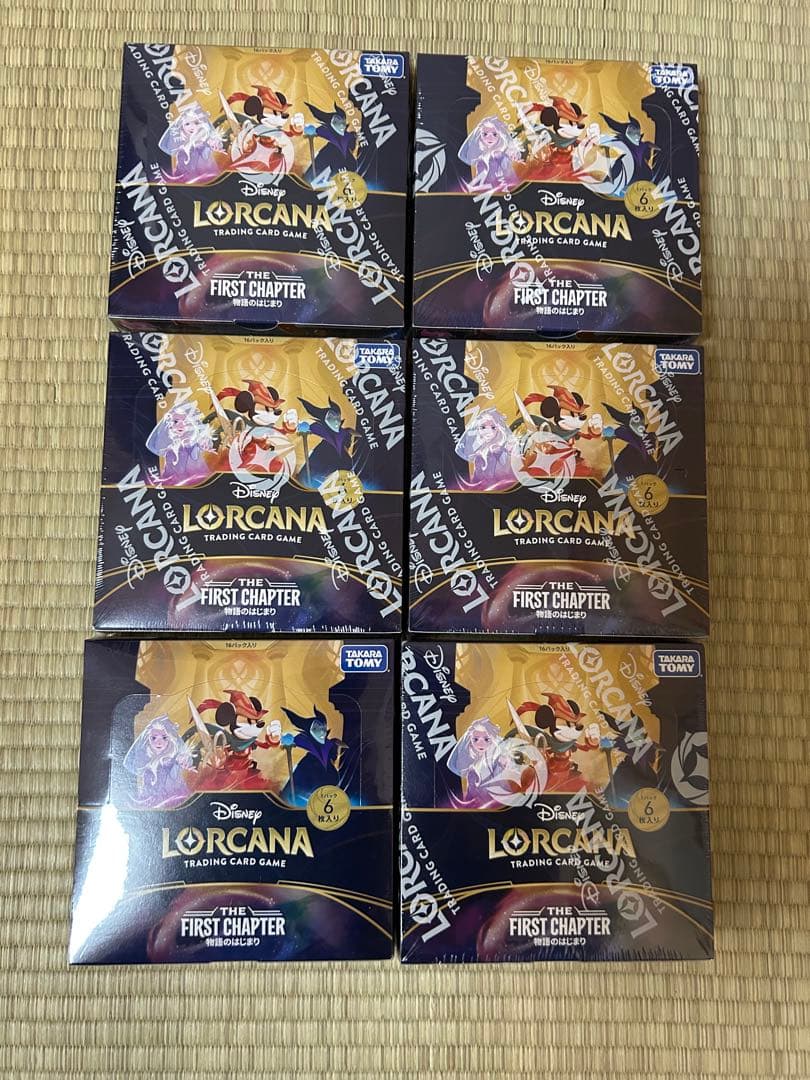 ディズニー ロルカナ 物語のはじまり 6BOX シュリンク付き THE FIRST CHAPTER 物語のはじまり | 商品情報