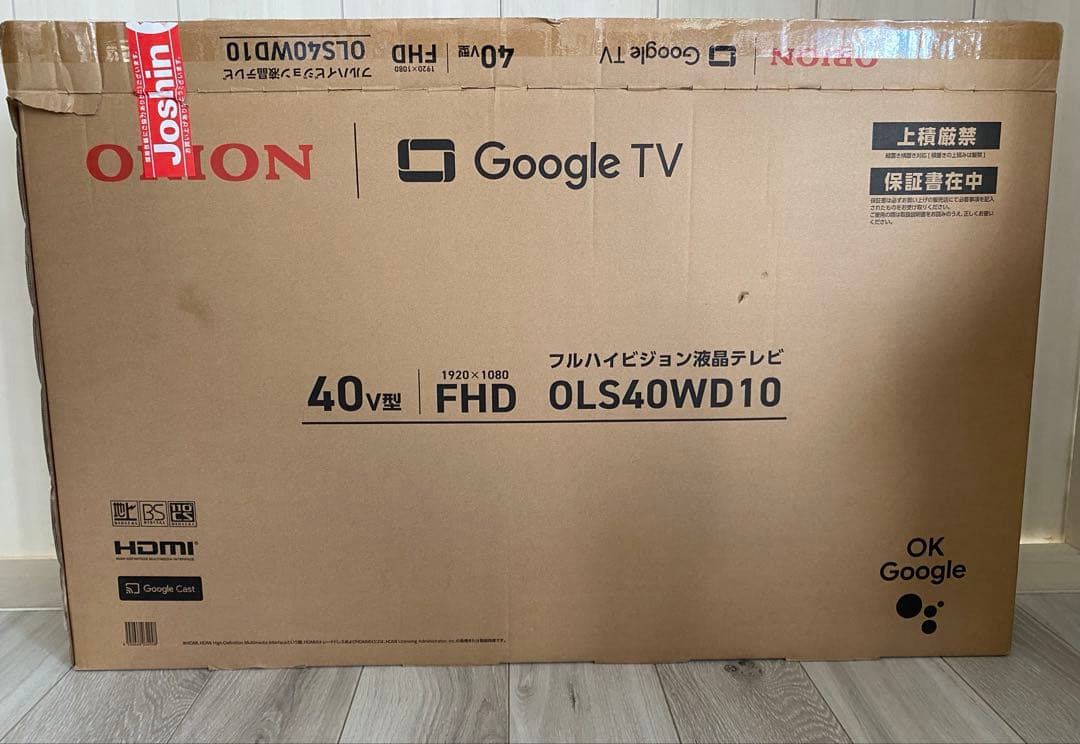 未使用　ORION Google TV OLS40WD10 40V型 000000035391-01.jpg?size=m&w=