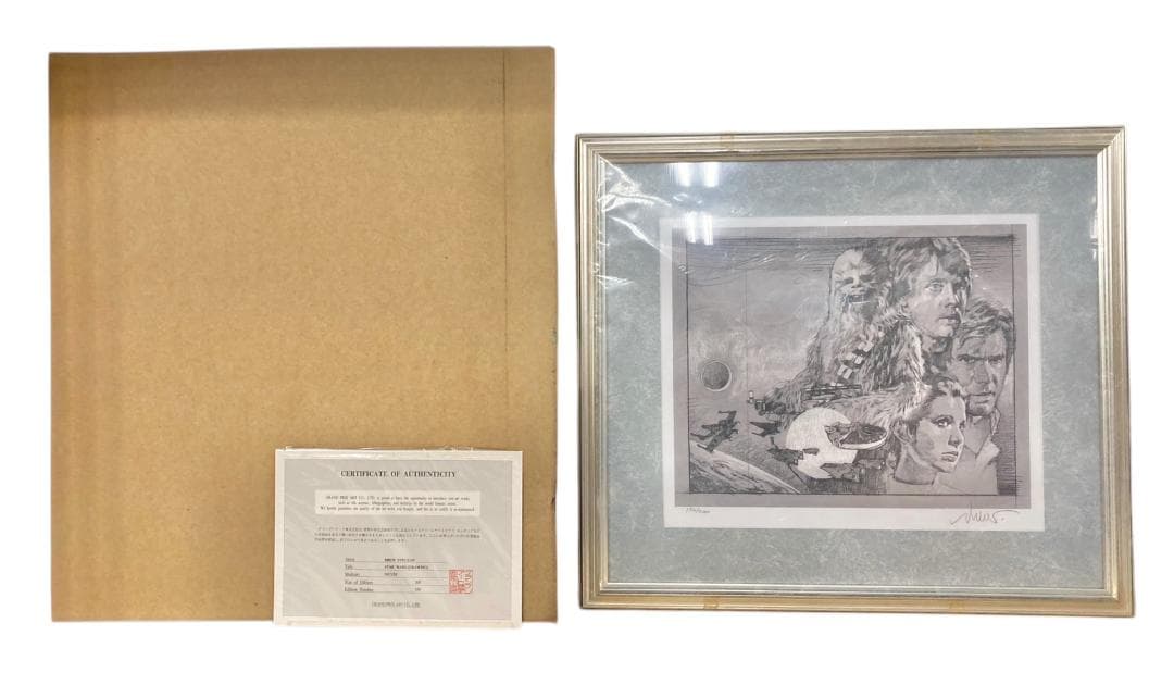 ☆証明書・直筆サイン入☆ドゥルー ストゥルーザン 絵画 スター