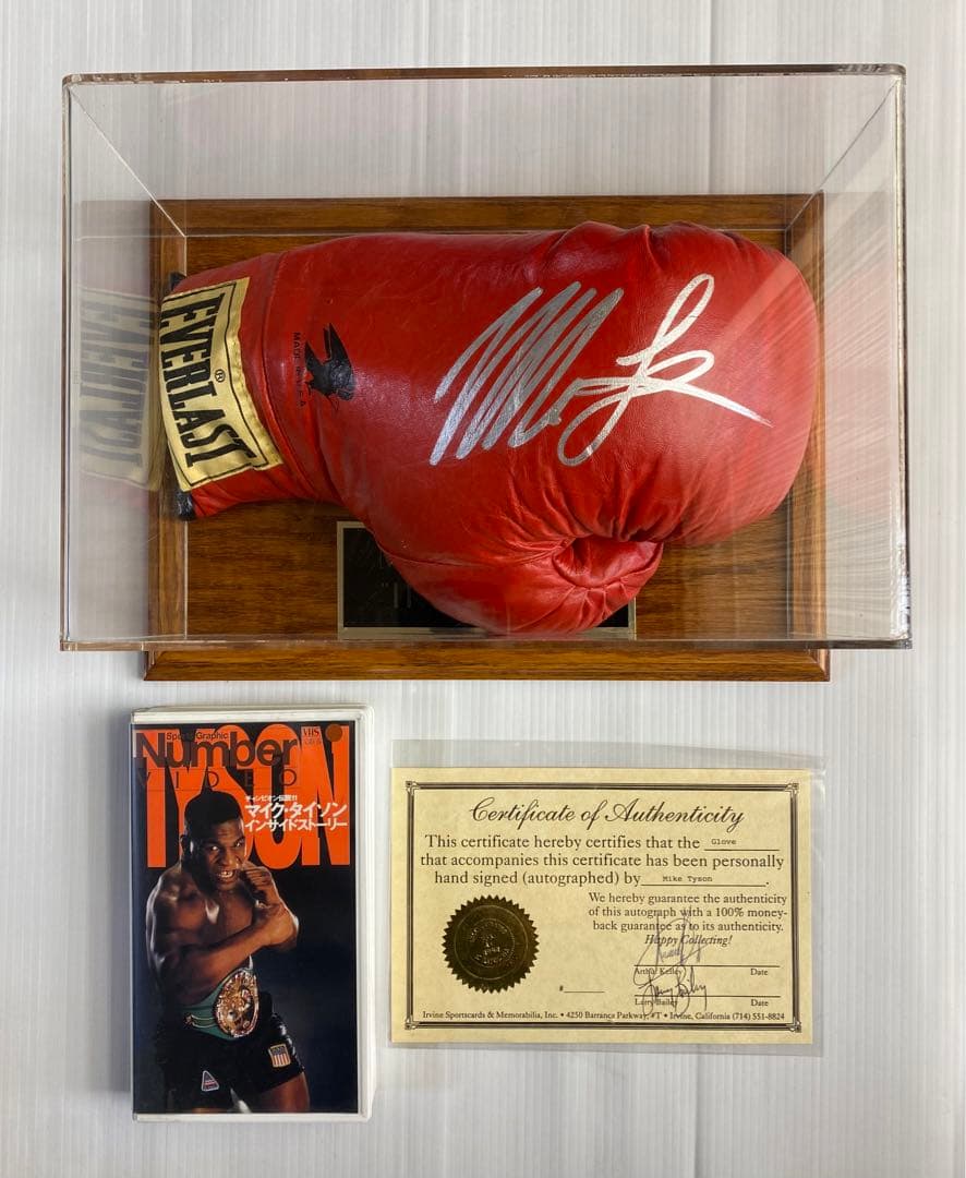 激レア エバーラスト マイク・タイソン 直筆サイン入りグローブ 証明書