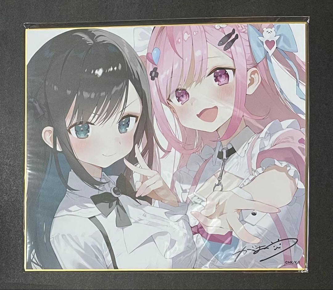 《バラ売りOK》ギルます×結城さくな　コラボイラスト記念色紙