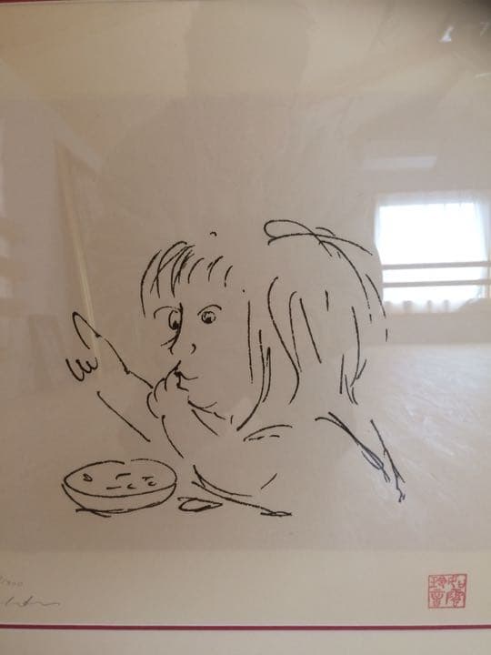 ジョンレノン リトグラフ《LOOK》５０／３００ JOHN LENNON