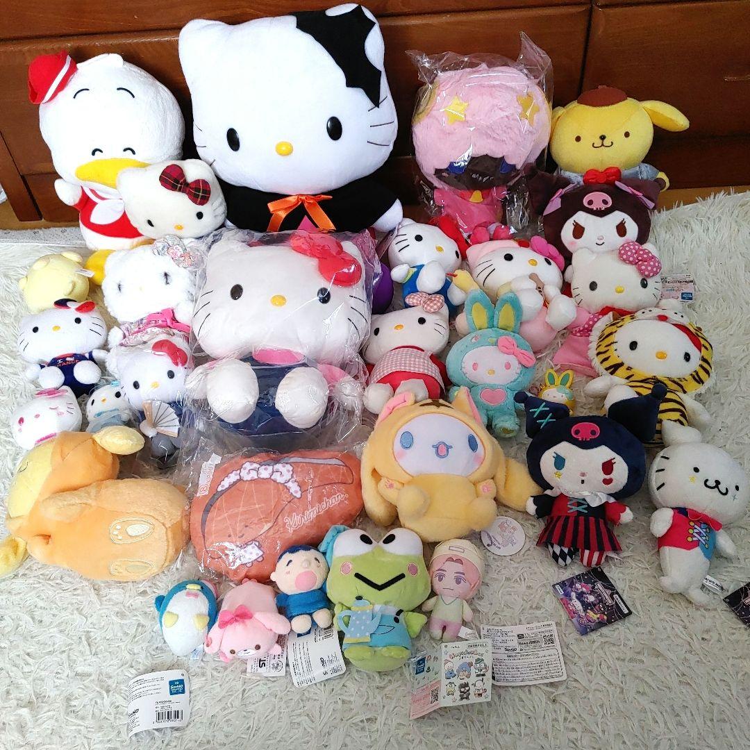 サンリオ キャラクター ハローキティ クロミなど ぬいぐるみ おまとめ