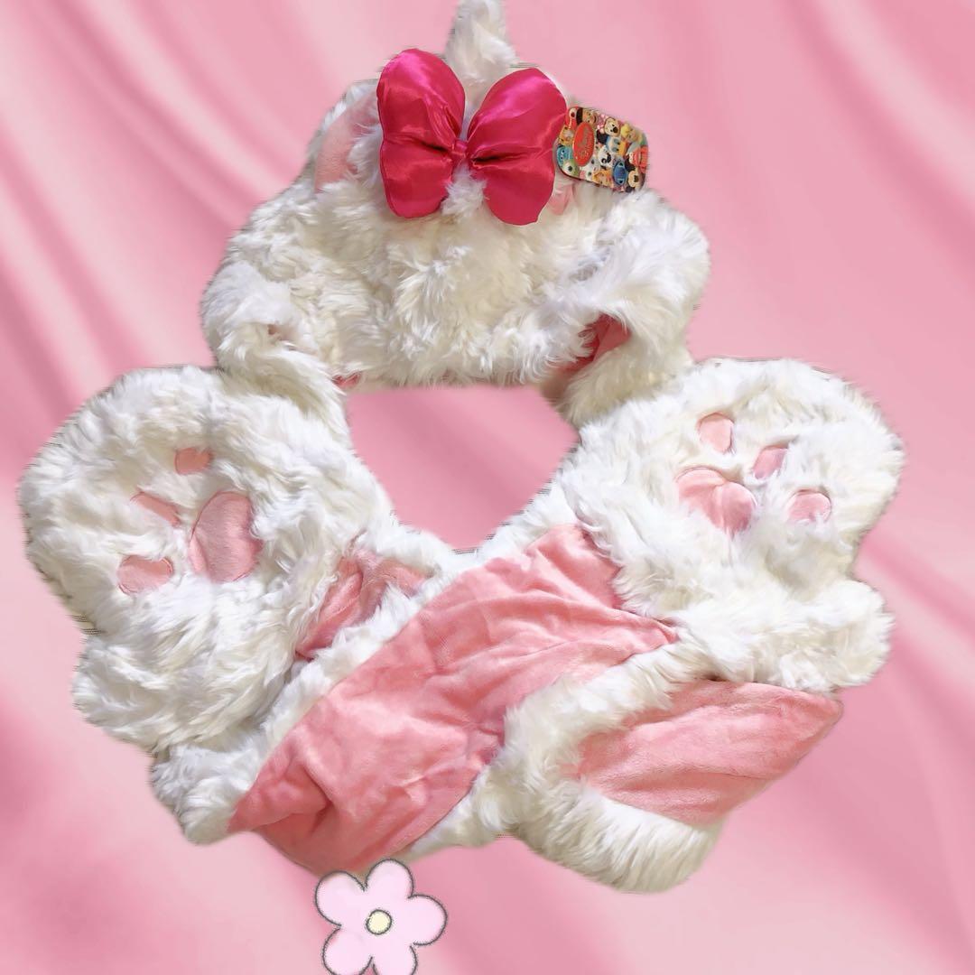 ディズニー マリーちゃん マフラーキャップ 新品未使用 - メルカリ