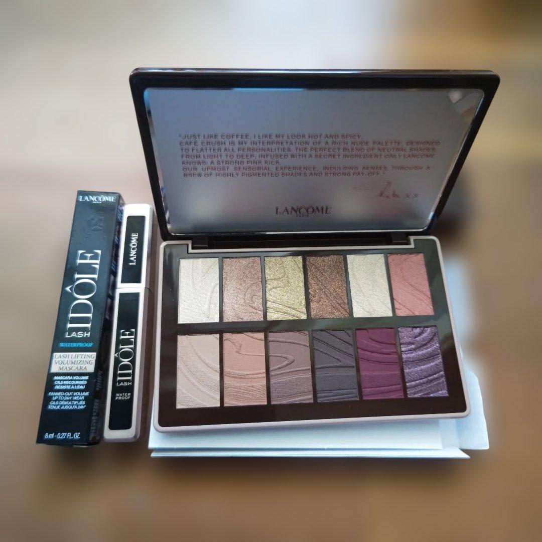 LANCOME IDÔLE CAFE CRUSH アイシャドウパレットマスカラ