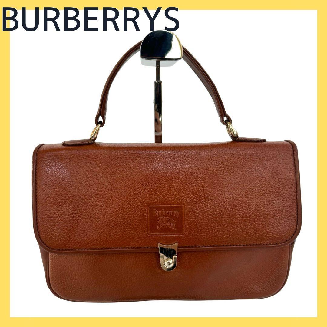 BURBERRY バーバリー ハンドバック レザー ヴィンテージ ブラウン Burberry バーバリー ヴィンテージ ブラウン レザー ノバチェック