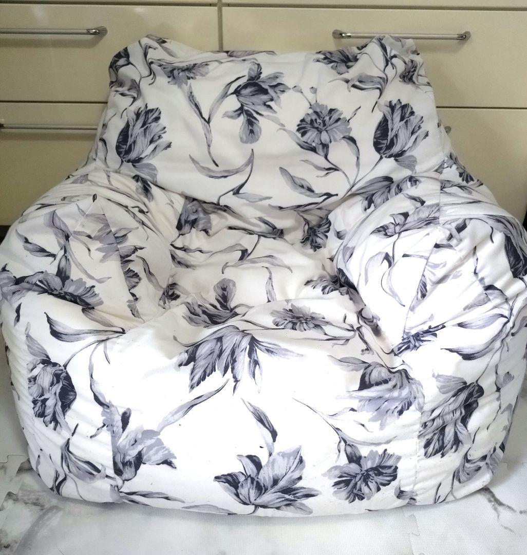 Francfranc ビーズクッション ルポゼ 花柄 - メルカリ