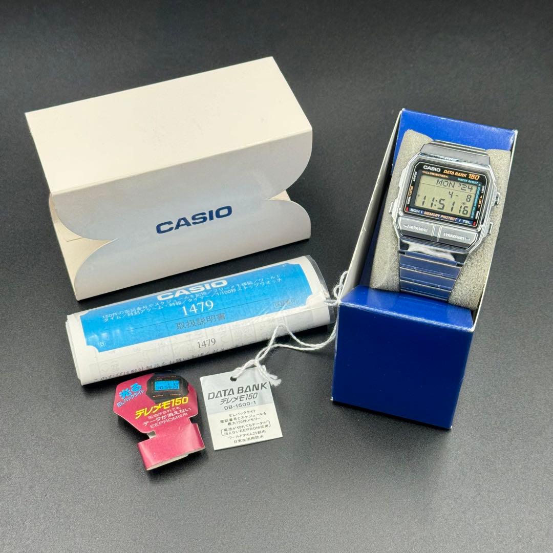 レア】CASIO DATA BANK データバンク DB-1500 テレメモ - メルカリ